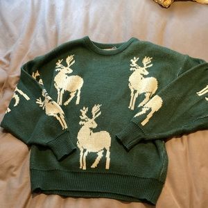 Reindeer Christmas sweater size M